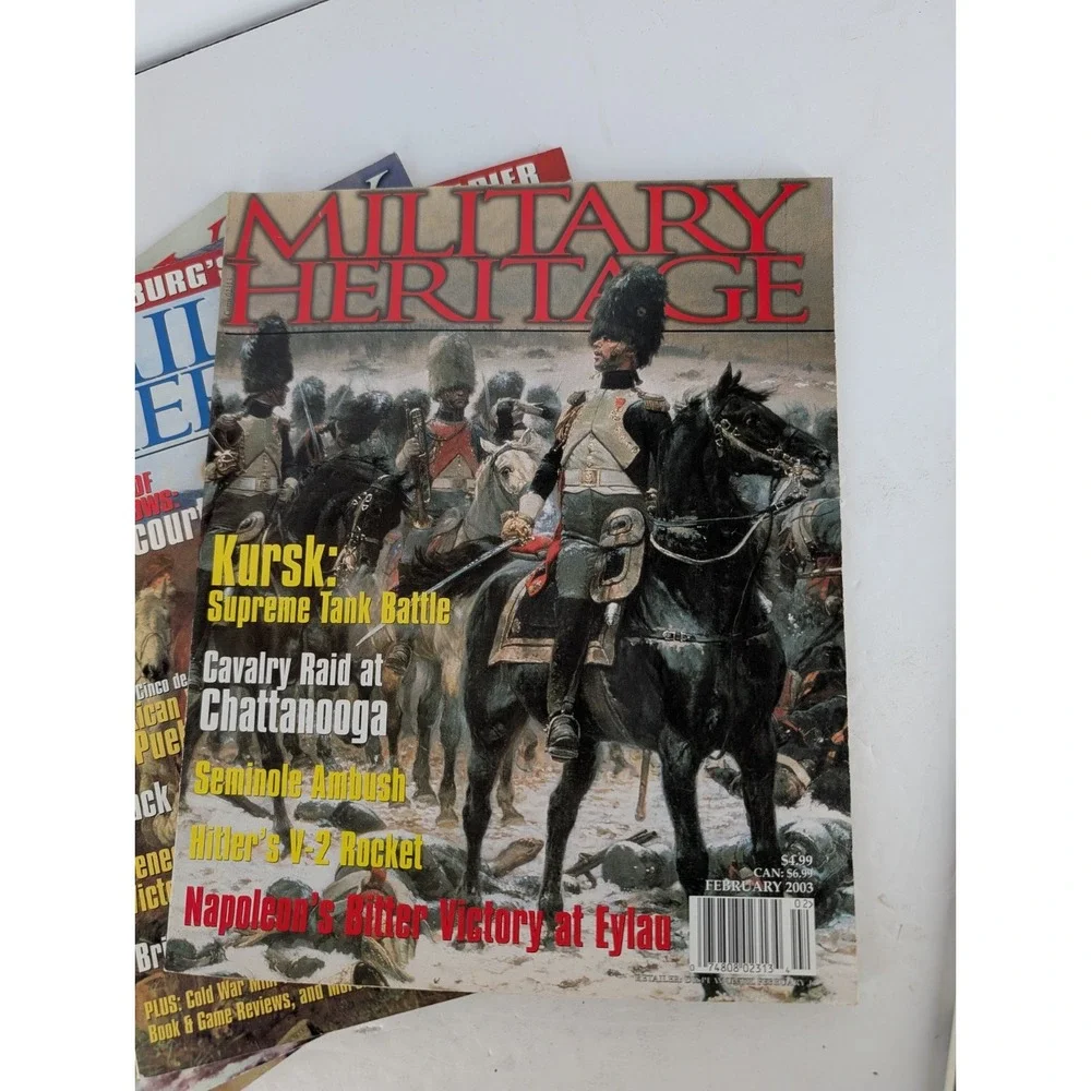 Vtg MILITARY HERITAGE Magazine Lot Civil War WWII Napoleon Gettysburg Stonewall